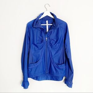 Lululemon Blue Zip Up Light Jacket